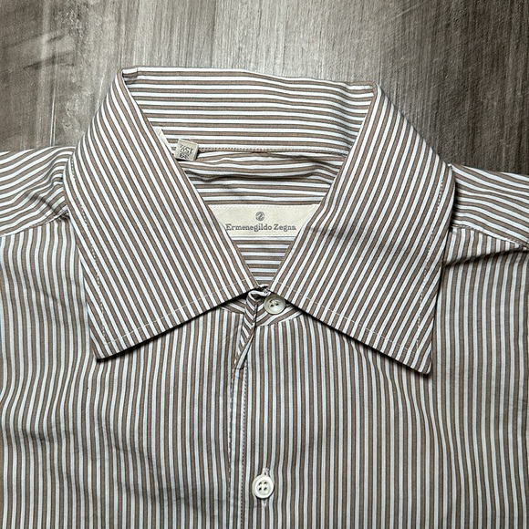 Ermenegildo Zegna Long Sleeve Button Down - Large (15.5) - Picture 5 of 5